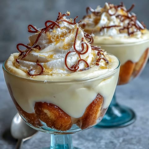 Homemade Limoncello Tiramisu Cups with zesty lemon and creamy mascarpone in individual glass jars, perfect for parties or special occasions.