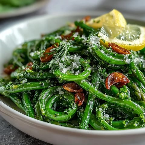 Shaved Asparagus Pea Salad